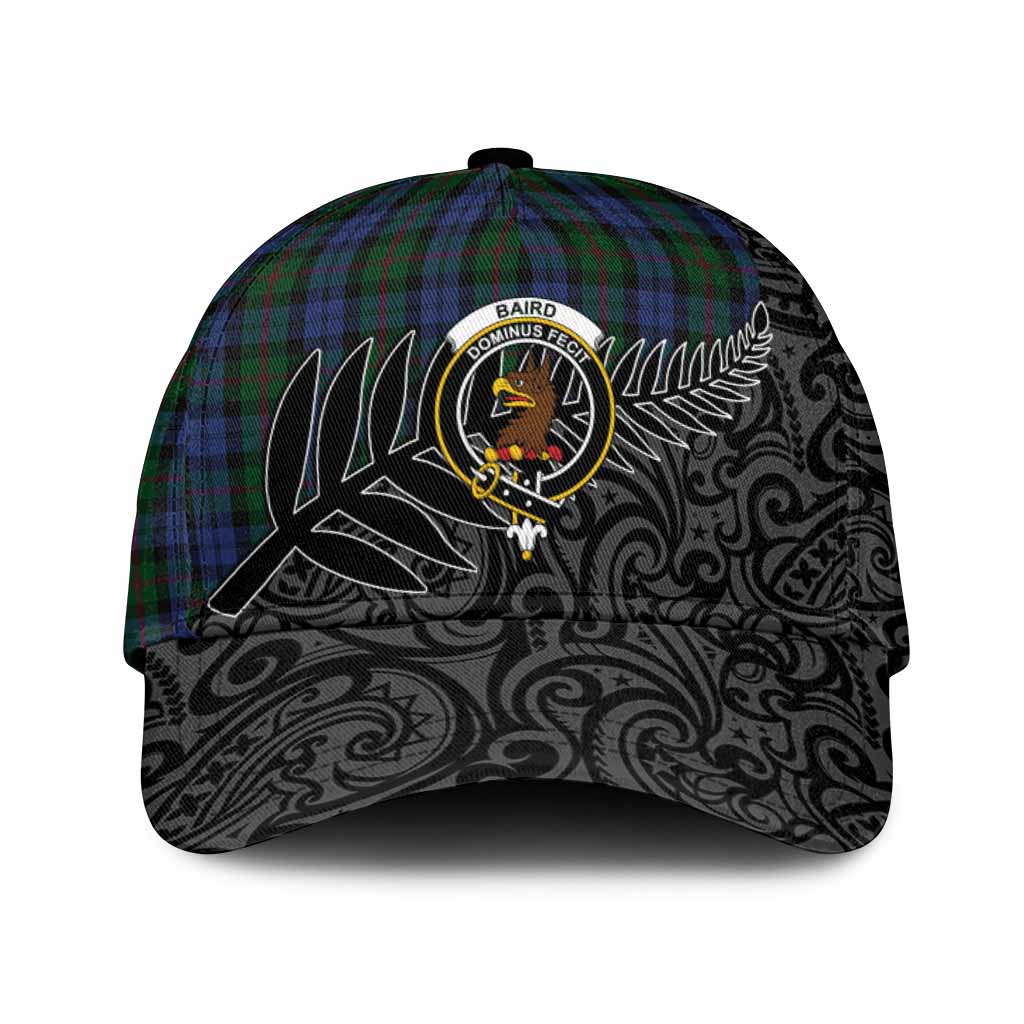 Baird Crest Tartan Classic Cap with New Zealand Silver Fern Half Style