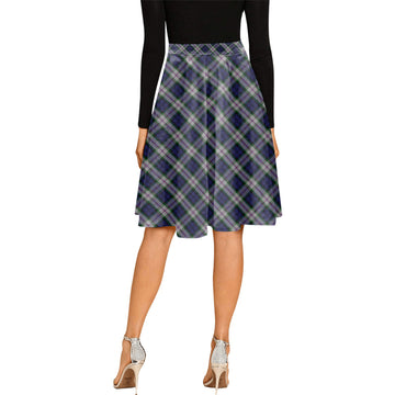 Baird Dress Tartan Melete Pleated Midi Skirt
