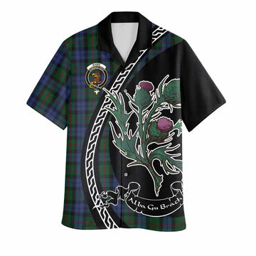Baird Family Crest Tartan Hawaiian Shirt Alba Thistle Inspired - Tartan Vibes Clothing