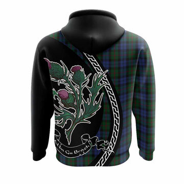 Baird Family Crest Tartan Hoodie Alba Thistle Inspired