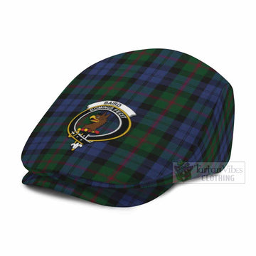 Baird Family Crest Tartan Jeff Cap, Tartan Flat Cap