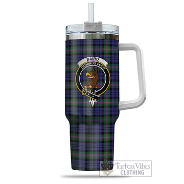 Baird Modern Tartan and Family Crest Tumbler with Handle
