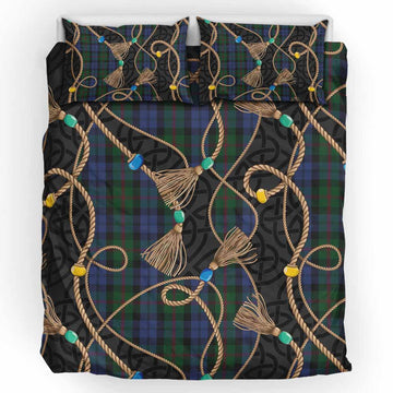 Baird Scottish Tartan Twisted Ropes Stylized Bedding Set UK Bedding Set UK King 91*87 inch - Tartan Vibes Clothing