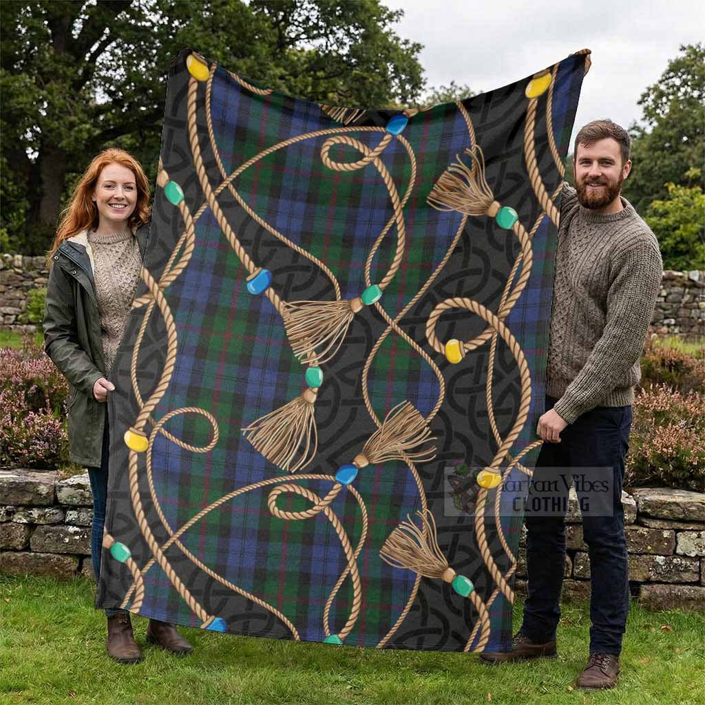 Baird Scottish Tartan Twisted Ropes Stylized Blanket - Tartan Vibes Clothing