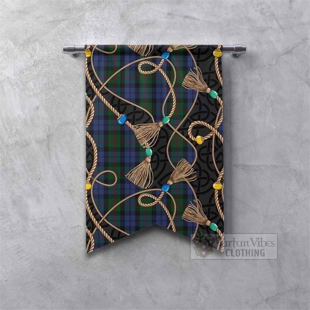 Baird Scottish Tartan Twisted Ropes Stylized Gonfalon Fishtail - Tartan Vibes Clothing