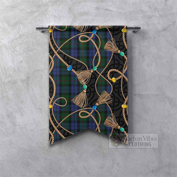 Baird Scottish Tartan Twisted Ropes Stylized Gonfalon
