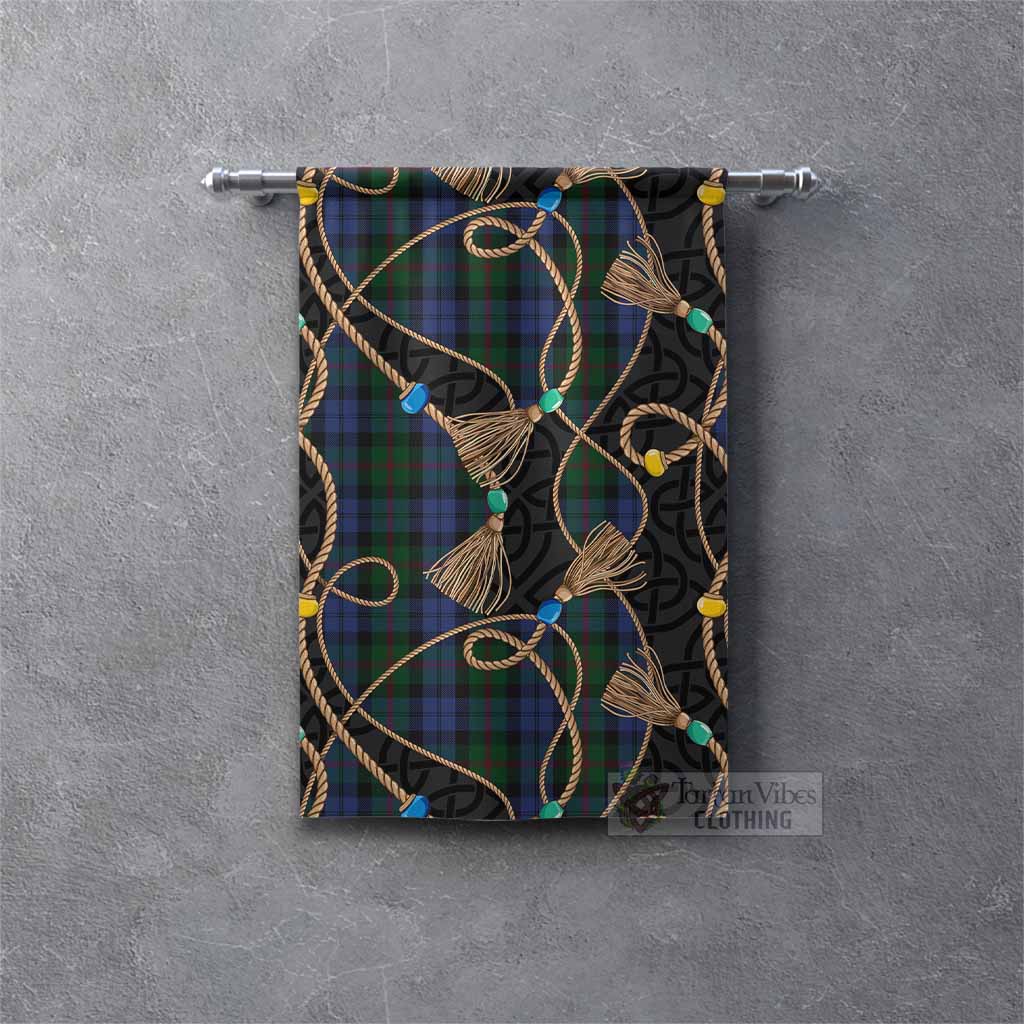 Baird Scottish Tartan Twisted Ropes Stylized Gonfalon Rectangle - Tartan Vibes Clothing