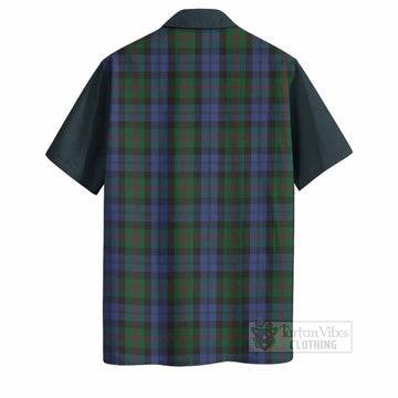 Baird Tartan Accent Hawaiian Shirt with Family Crest