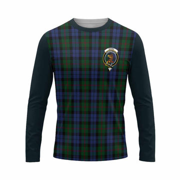 Baird Tartan Accent Long Sleeve T-Shirt with Family Crest