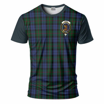 Baird Tartan Accent T-Shirt with Family Crest
