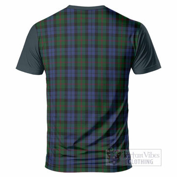 Baird Tartan Accent T-Shirt with Family Crest