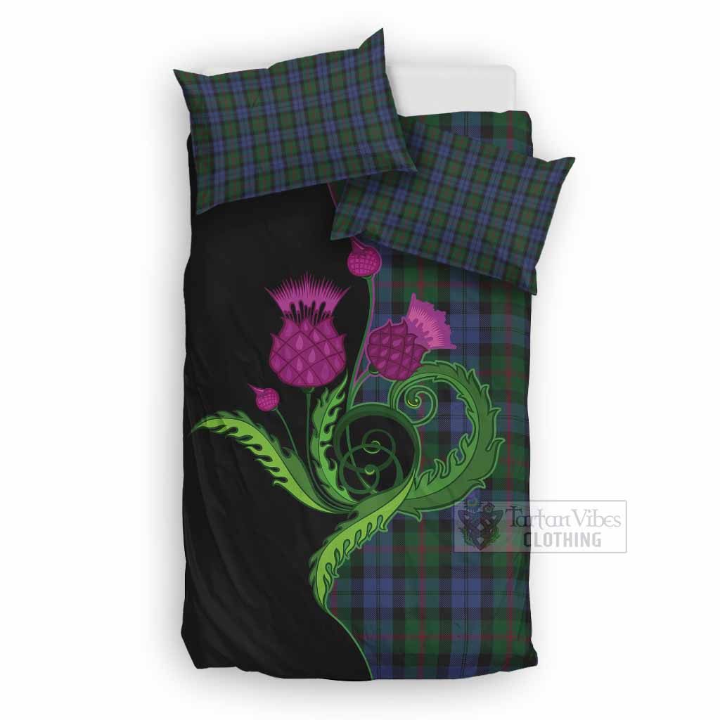 Baird Tartan Bedding Set Traditional Scottish Thistle UK Bedding Set UK Double 79*79 inch - Tartan Vibes Clothing