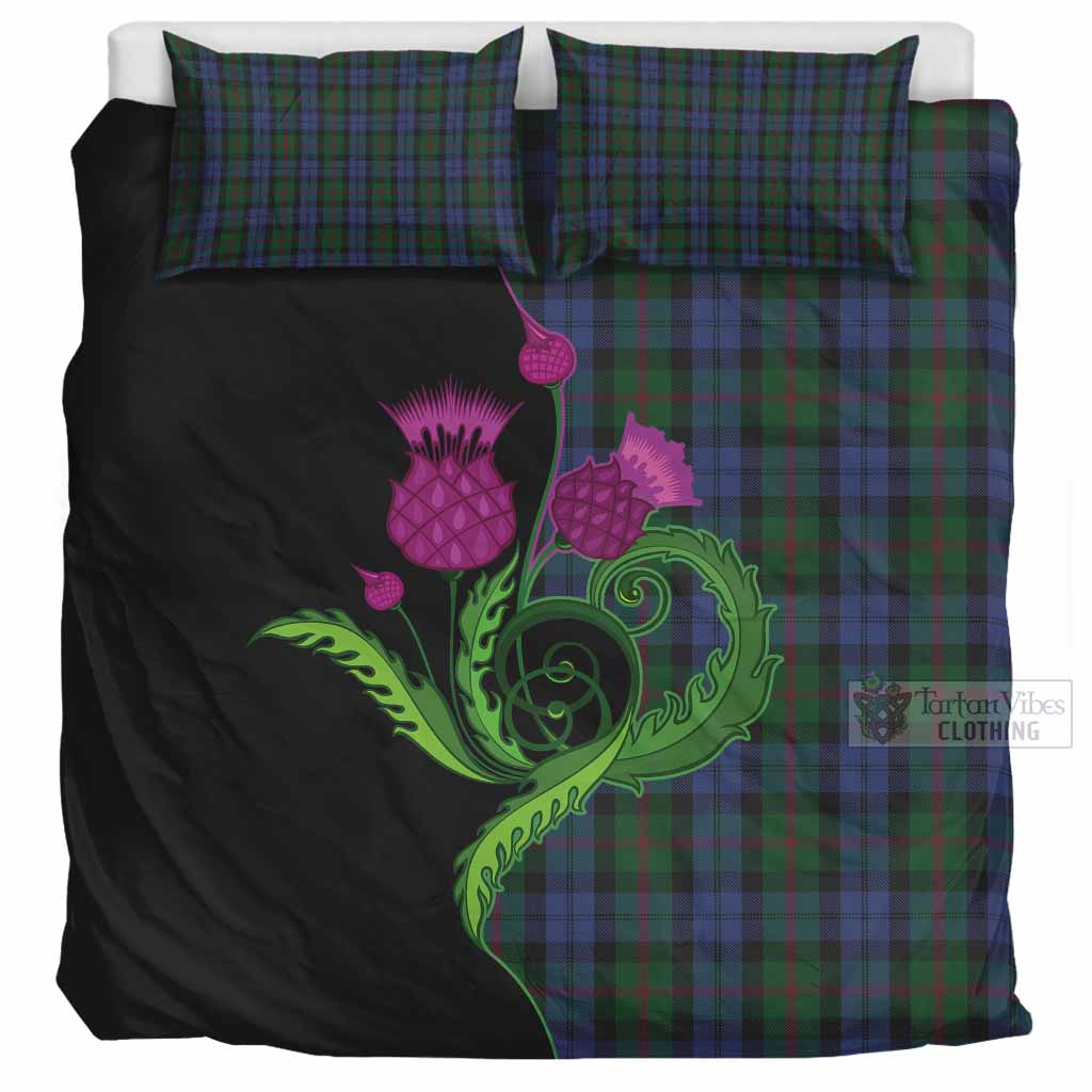 Baird Tartan Bedding Set Traditional Scottish Thistle UK Bedding Set UK Super King 104*94 inch - Tartan Vibes Clothing