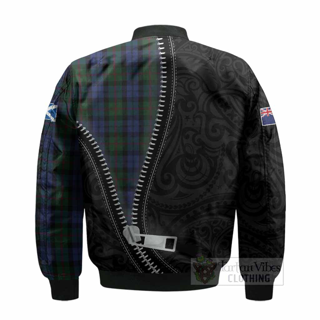 Baird Tartan Bomber Jacket New Zealand Pattern Unique Zipper Stylized
