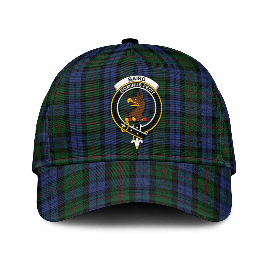 Baird Tartan Classic Cap with Family Crest