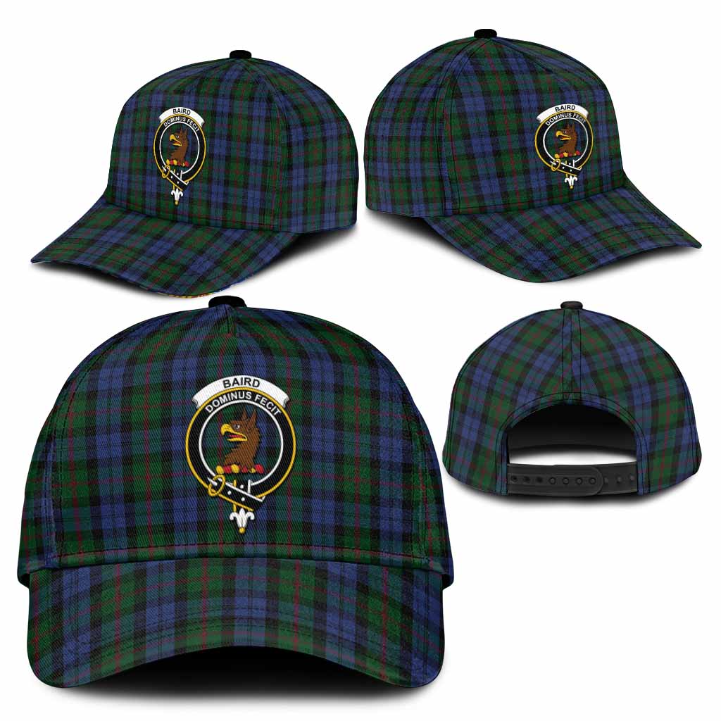 Baird Tartan Classic Cap with Family Crest