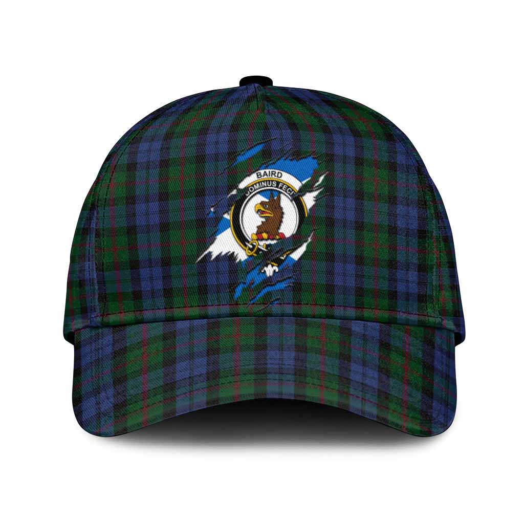 Baird Tartan Classic Cap with Family Crest In Me Style