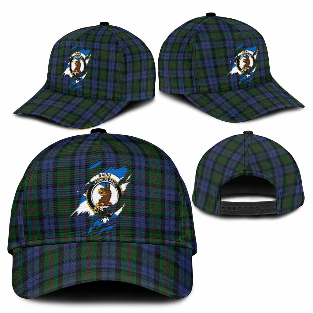 Baird Tartan Classic Cap with Family Crest In Me Style