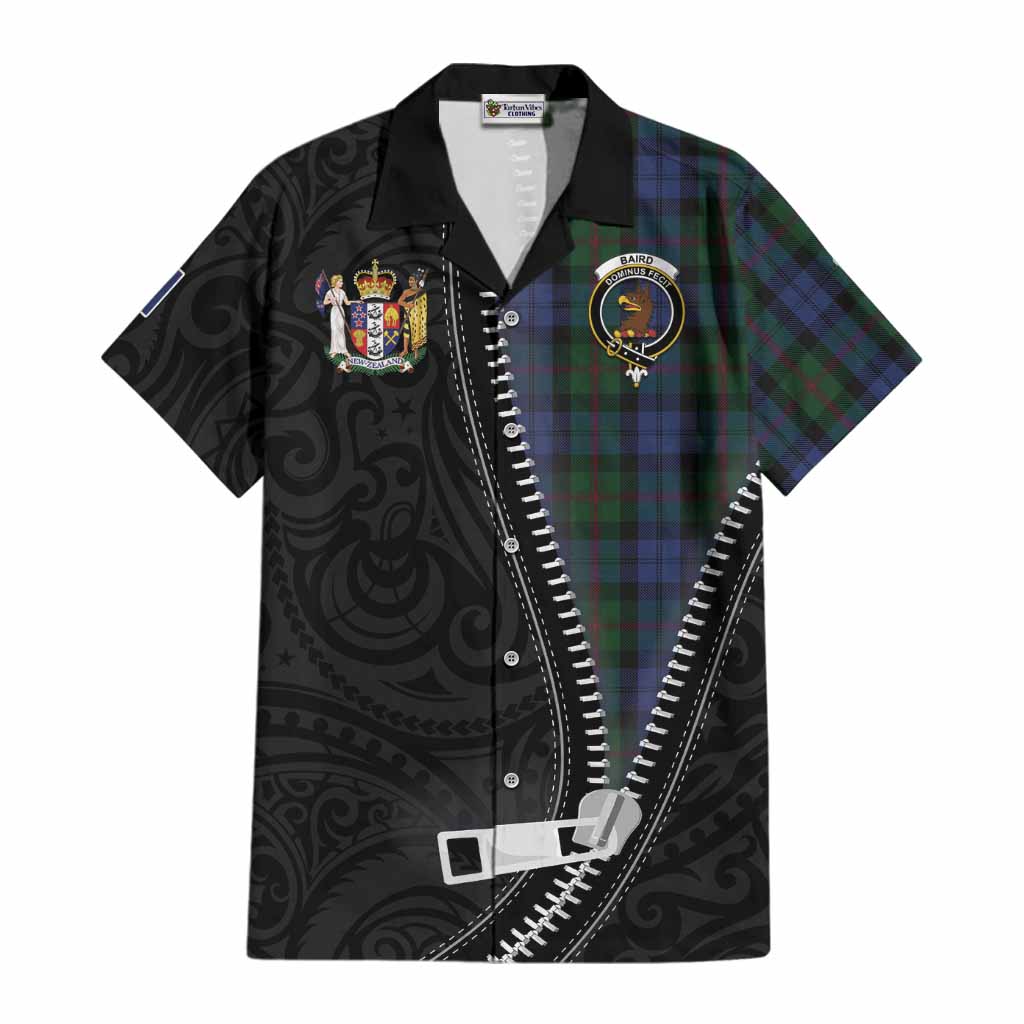 Baird Tartan Cotton Hawaiian Shirt New Zealand Pattern Unique Zipper Stylized