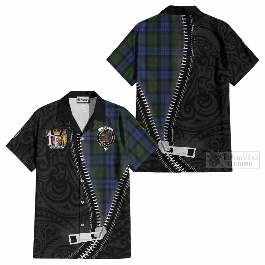 Baird Tartan Cotton Hawaiian Shirt New Zealand Pattern Unique Zipper Stylized