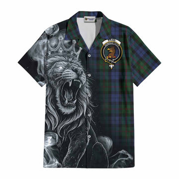 Baird Tartan Cotton Hawaiian Shirt Roaring Lion Heritage