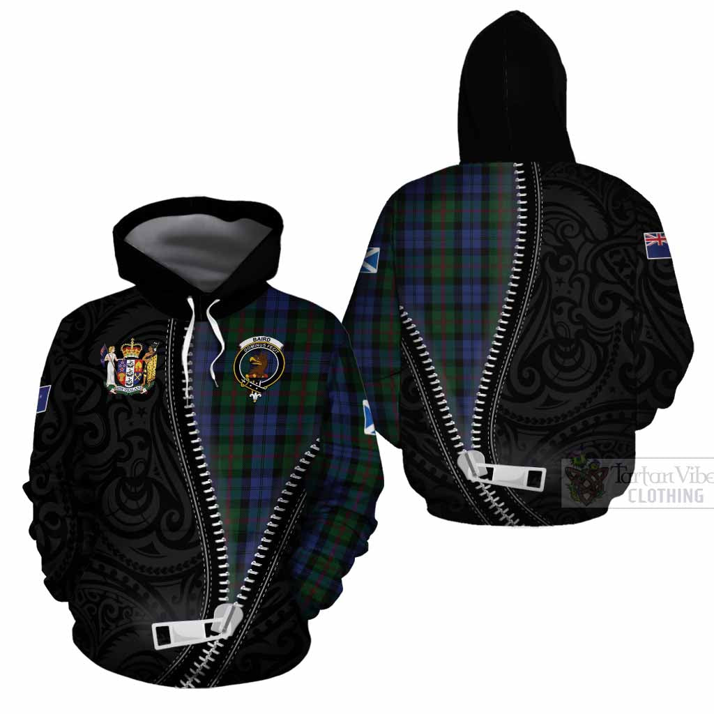 Baird Tartan Cotton Hoodie New Zealand Pattern Unique Zipper Stylized