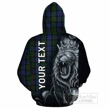 Baird Tartan Cotton Hoodie Roaring Lion Heritage