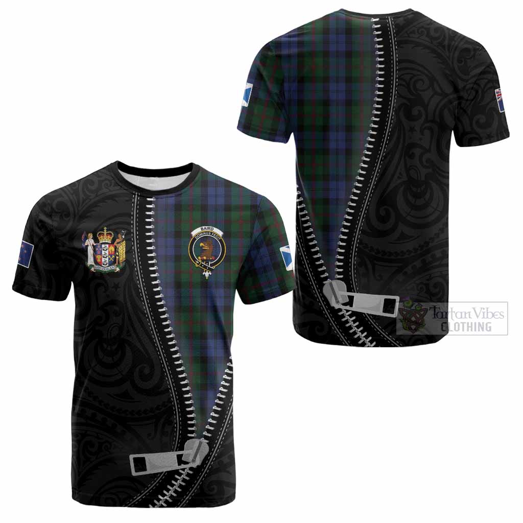 Baird Tartan Cotton T-shirt New Zealand Pattern Unique Zipper Stylized