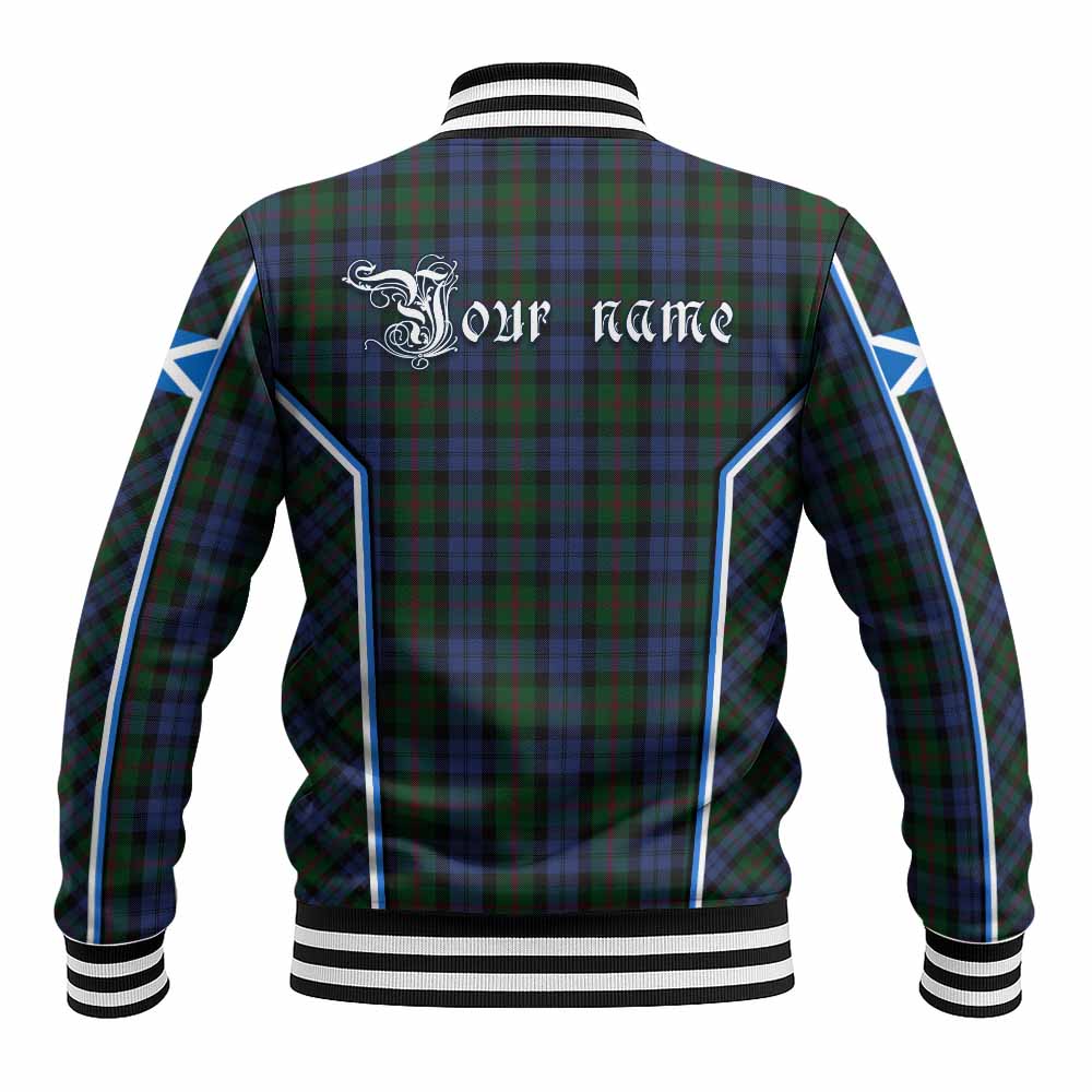 Baird Tartan Crest Baseball Jacket Scotland Coat of Arm Flag Style - Tartan Vibes Clothing