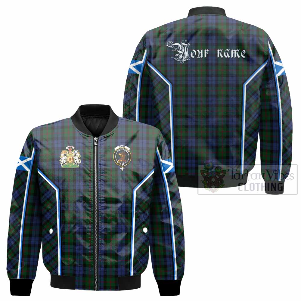 Baird Tartan Crest Bomber Jacket Scotland Coat of Arm Flag Style - Tartan Vibes Clothing