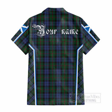 Baird Tartan Crest Cotton Hawaiian Shirt Scotland Coat of Arm Flag Style - Tartan Vibes Clothing