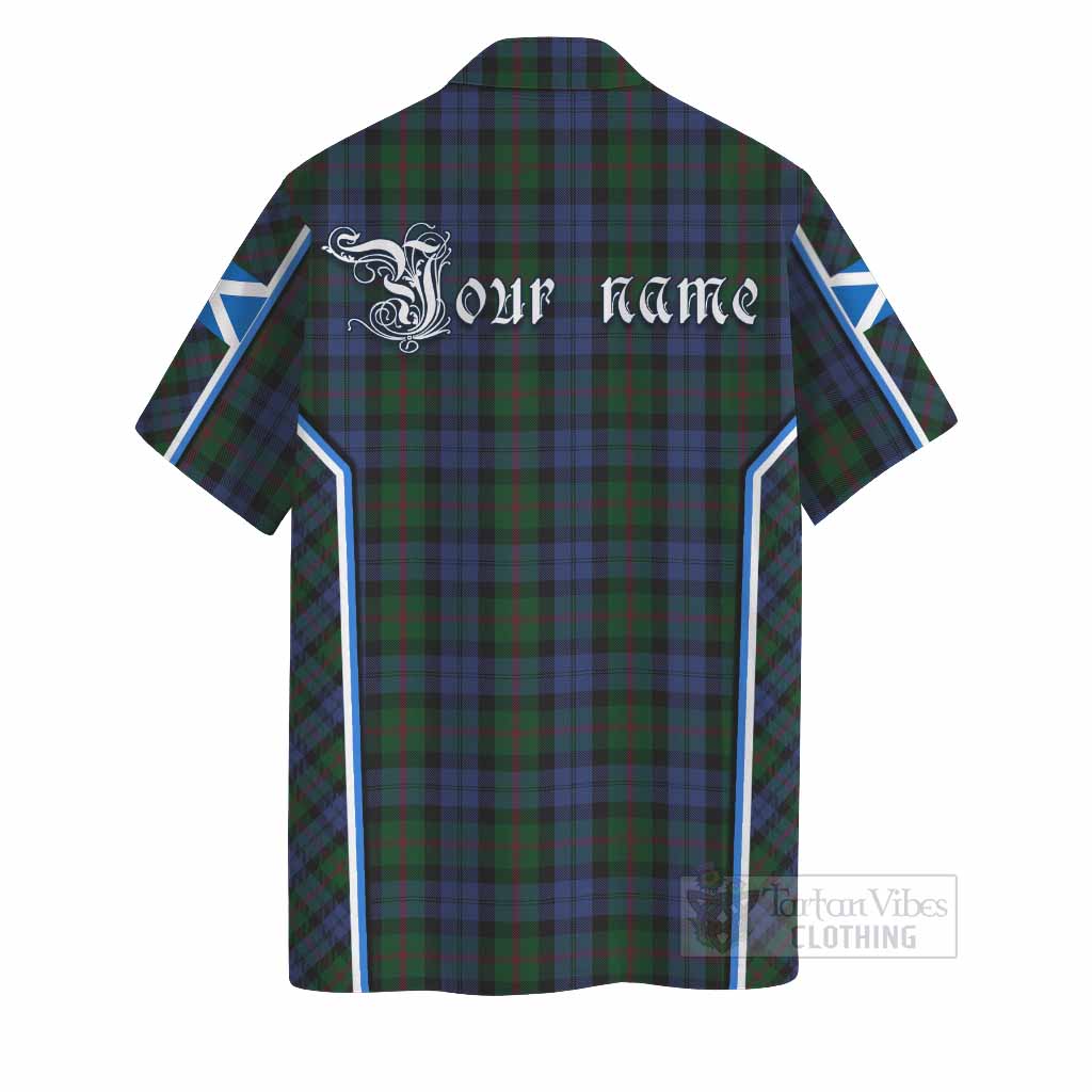 Baird Tartan Crest Hawaiian Shirt Scotland Coat of Arm Flag Style - Tartan Vibes Clothing