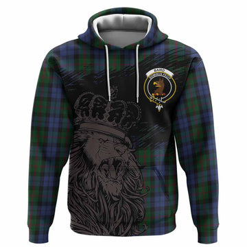 Baird Tartan Crest Hoodie Crowned Lion Heritage Style