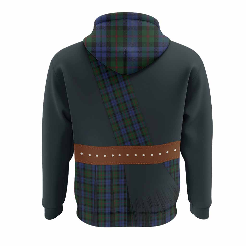 Baird Tartan Crest Hoodie Kilt Costume Style