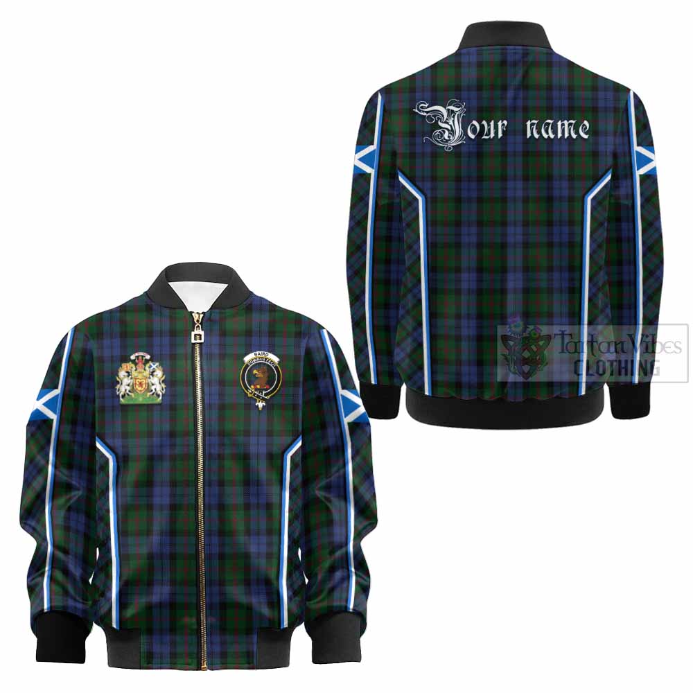 Baird Tartan Crest Kid Bomber Jacket Scotland Coat of Arm Flag Style - Tartan Vibes Clothing