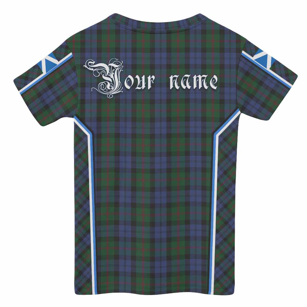 Baird Tartan Crest Kid T-shirt Scotland Coat of Arm Flag Style - Tartan Vibes Clothing