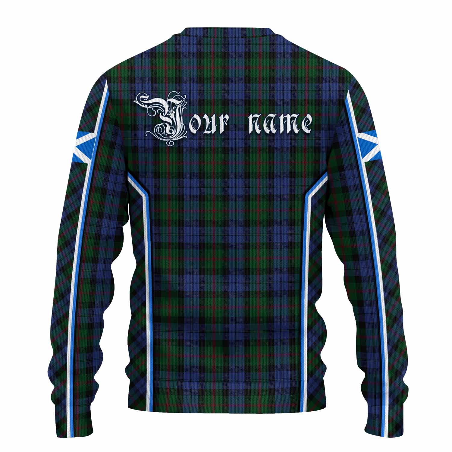 Baird Tartan Crest Knitted Sweater Scotland Coat of Arm Flag Style - Tartan Vibes Clothing