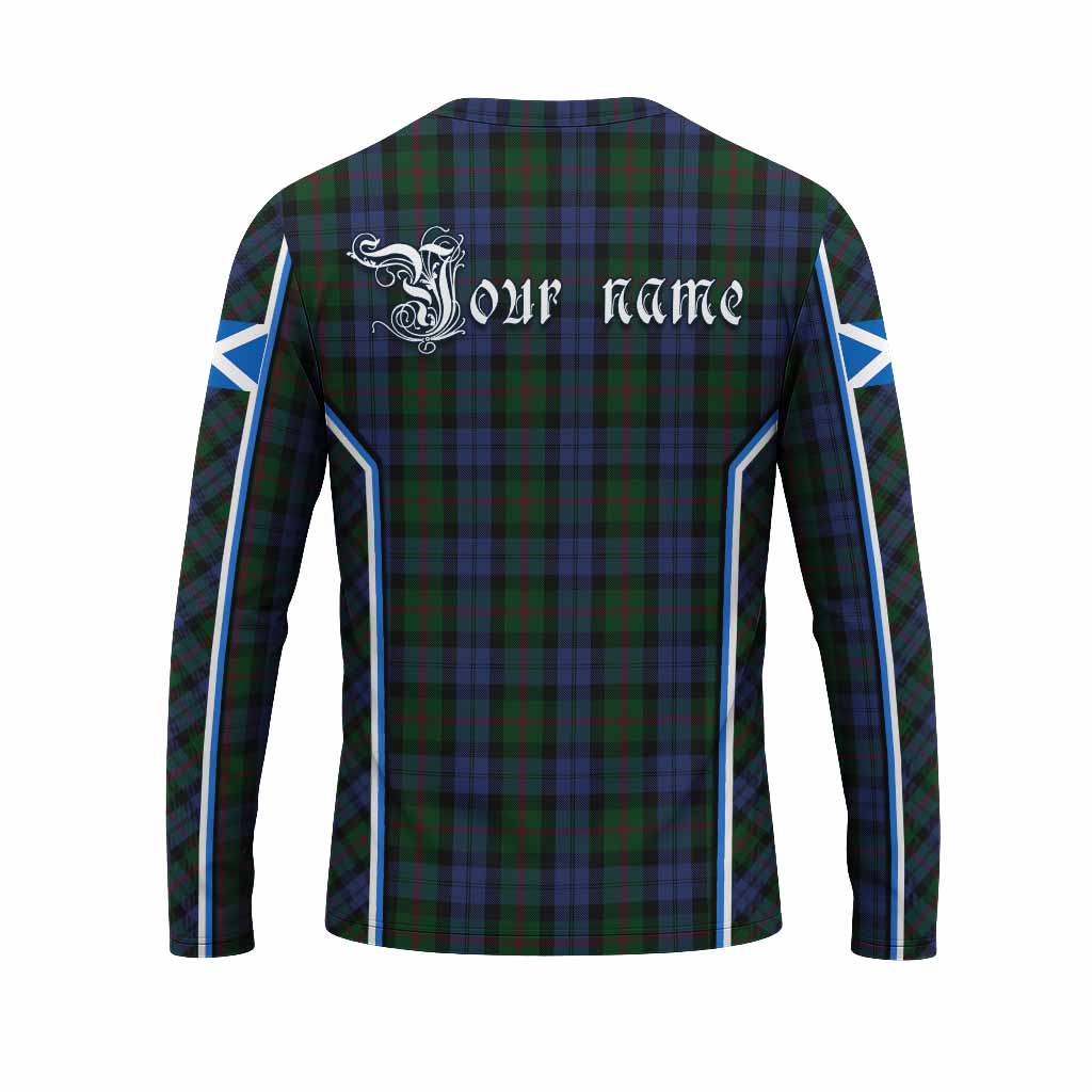 Baird Tartan Crest Long Sleeve T-Shirt Scotland Coat of Arm Flag Style - Tartan Vibes Clothing