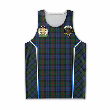Baird Tartan Crest Men Tank Top Scotland Coat of Arm Flag Style - Tartan Vibes Clothing