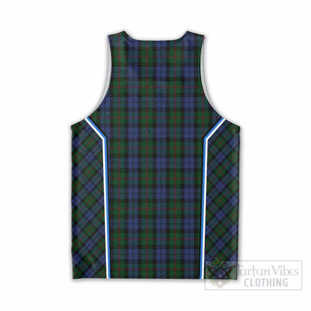 Baird Tartan Crest Men Tank Top Scotland Coat of Arm Flag Style - Tartan Vibes Clothing