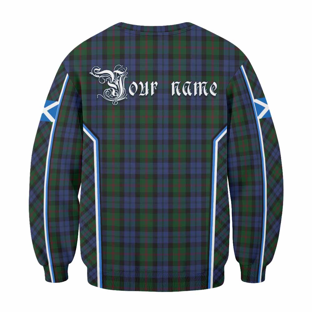 Baird Tartan Crest Sweatshirt Scotland Coat of Arm Flag Style - Tartan Vibes Clothing