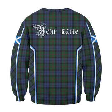 Baird Tartan Crest Sweatshirt Scotland Coat of Arm Flag Style