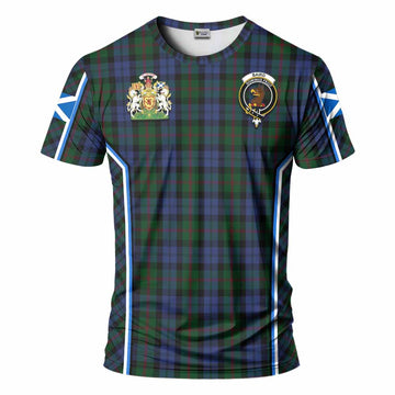Baird Tartan Crest T-shirt Scotland Coat of Arm Flag Style