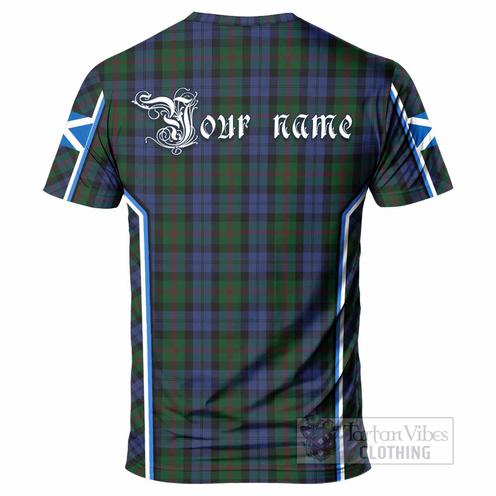 Baird Tartan Crest T-shirt Scotland Coat of Arm Flag Style - Tartan Vibes Clothing