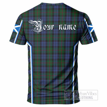 Baird Tartan Crest T-shirt Scotland Coat of Arm Flag Style