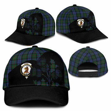 Baird Tartan Family Crest Classic Cap Scotland Thistle Floral Flag Style