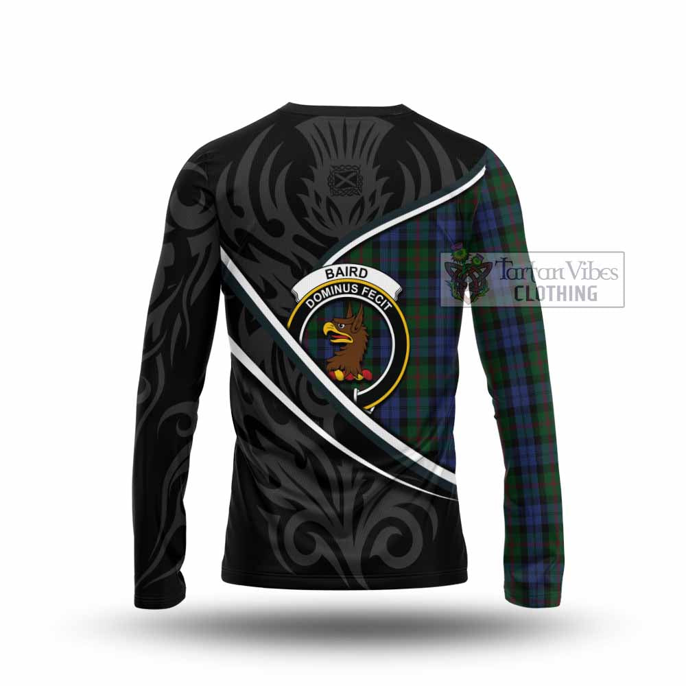 Baird Tartan Family Crest Long Sleeve T-Shirt Celtic Scottish Thistle Floral - Tartan Vibes Clothing