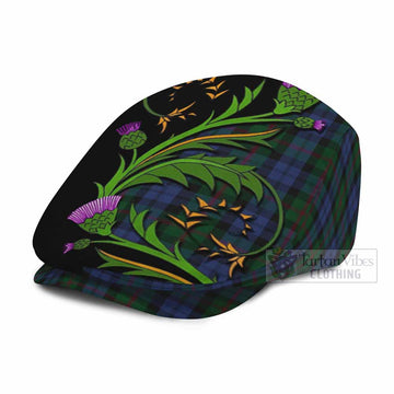Baird Tartan Flat Cap, Jeff Cap Scottish Thistle Pride Heritage Art