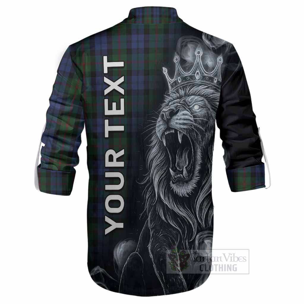 Baird Tartan Ghillie Shirt Roaring Lion Heritage