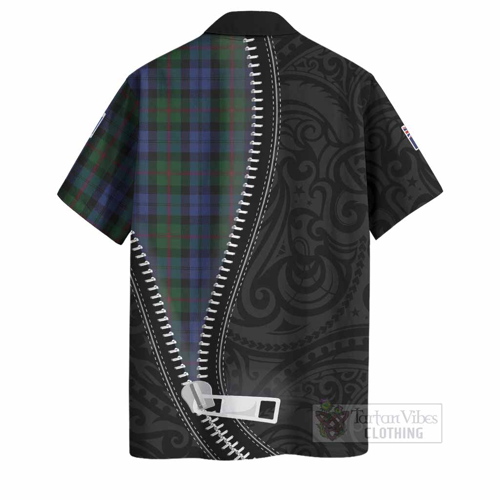 Baird Tartan Hawaiian Shirt New Zealand Pattern Unique Zipper Stylized